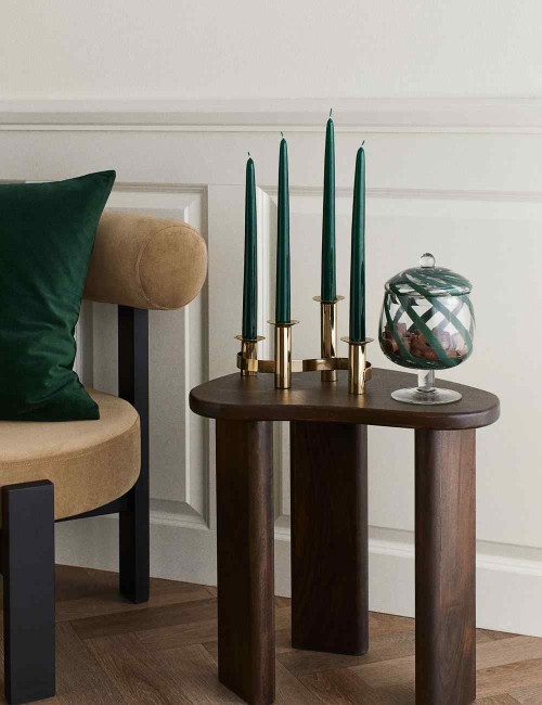 Metal Candle Holder Gold