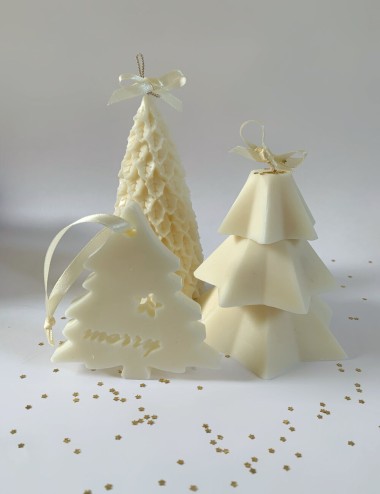 Christmas Candles Set of 3