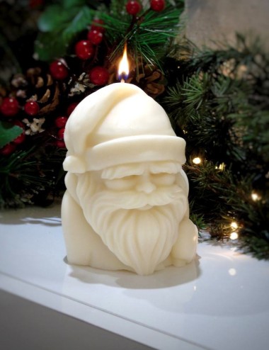 Santa Claus Christmas Candle