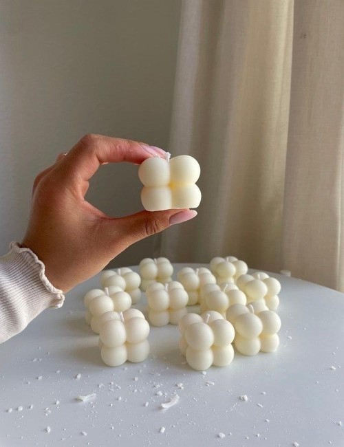 Κερί Mini Bubble Cube
