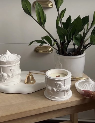 Christmas Candle Xmas Carousel