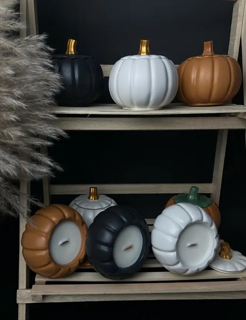 Κερί σε Δοχείο Κολοκύθα